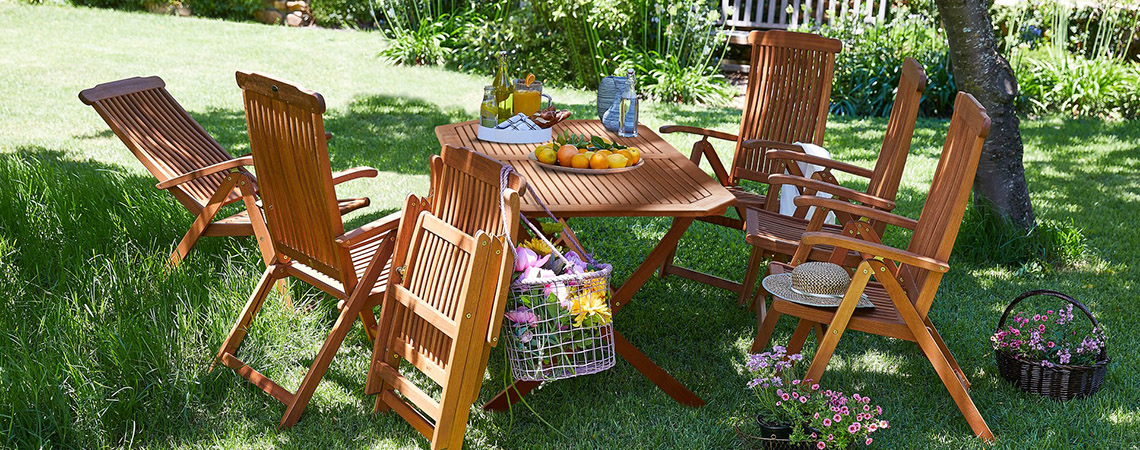 Die richtige Pflege der Gartenmöbel